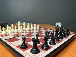 Magnetic Chessboard Checkers Backgammon ማግኔቲክ ቼዝቦርድ