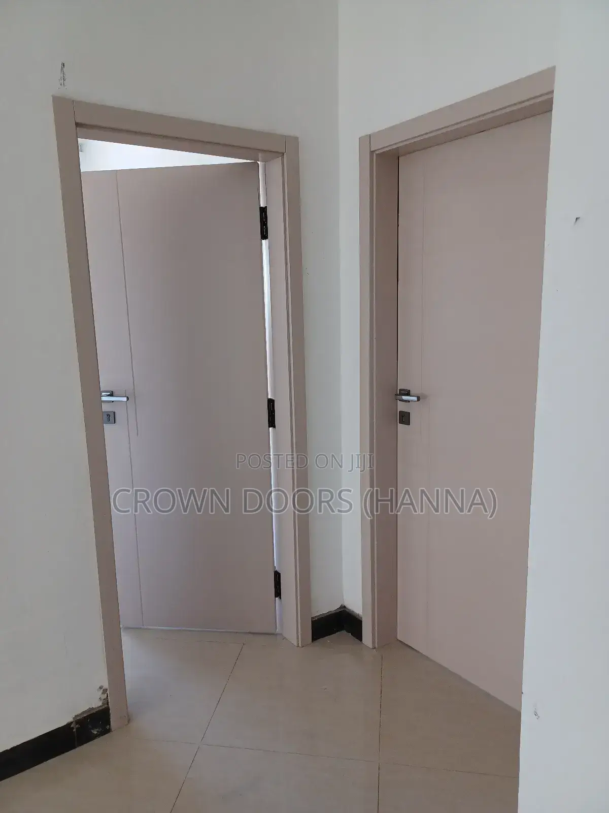 Crown Door Made of Natural Stone Wood Fiber.Water,Termite Fire Proof