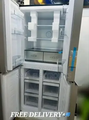 Lg 4doors Black Glass Orignal Refrigerator (10year Warranty)