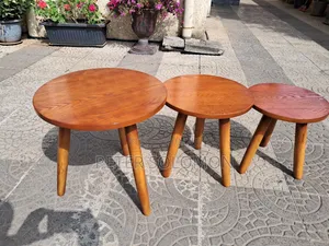 Coffee Table Oak Wood With Brown Color