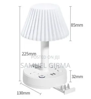 3 Light Color Desk Lamp All in One Table Lamp Socket