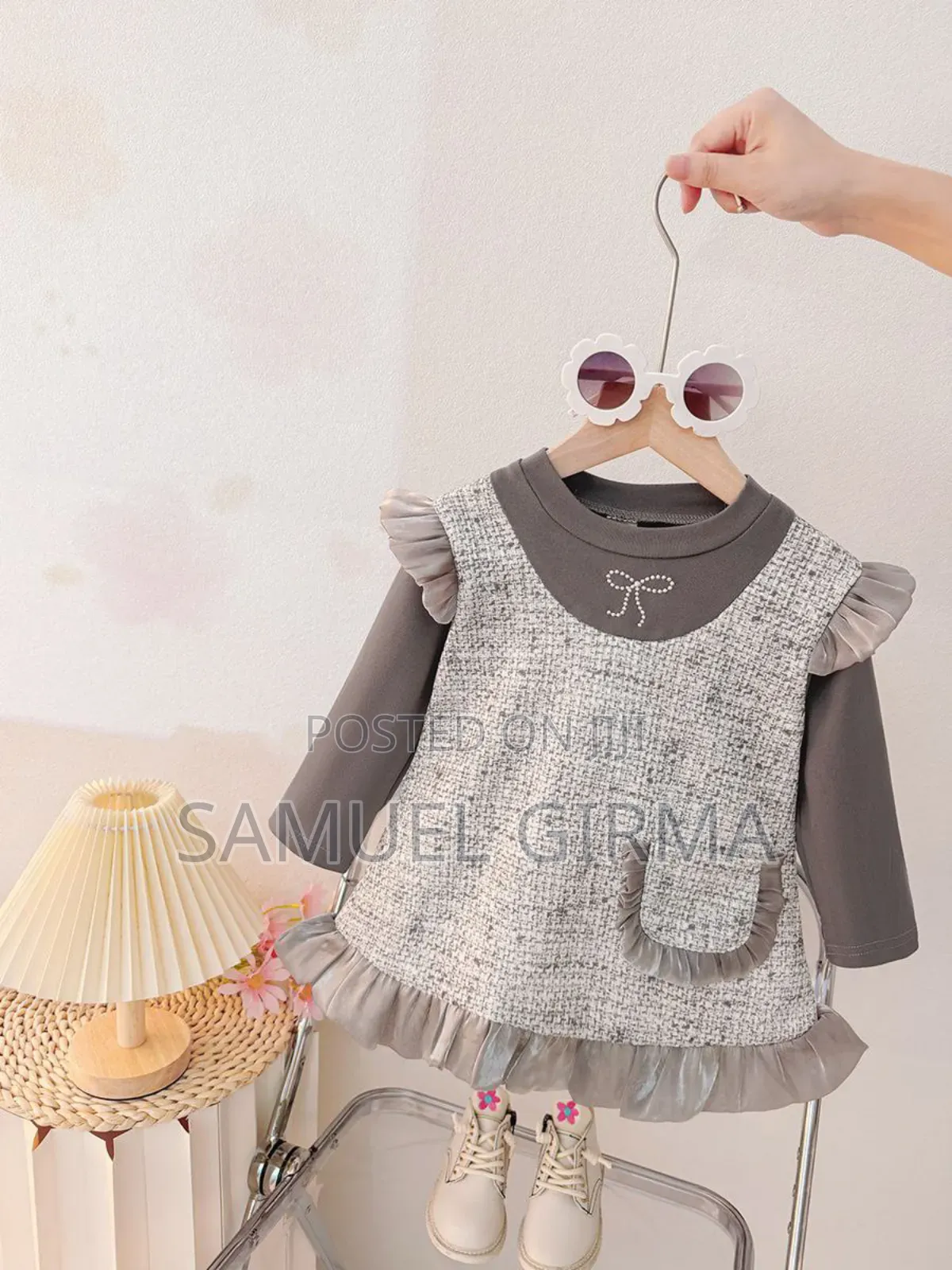 Mk- 0607 Babygirl Spring Dresses Size: 1-4 Years