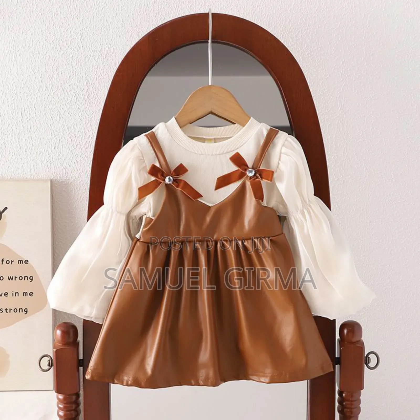 Mk- 0507 Babygirl Spring Dresses Size: 1-4 Years