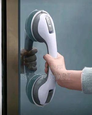 Bathroom Grab Bar, No-Drill Toilet Safety Handle, Non-Slip Suction Cu