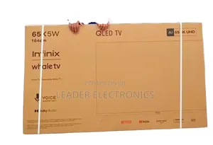 Infinix Tv 65" Smart Android Tv Frameless Design Qled Tv 2025