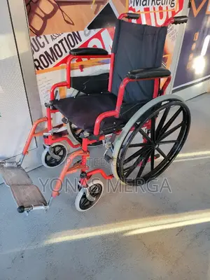 Used Wheelchair匪峥foldable Manual Wheelchair - Select Plus(Red Black)