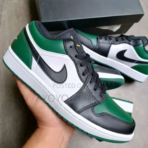 Air Jordan 1 Low Green Fashion Shoes