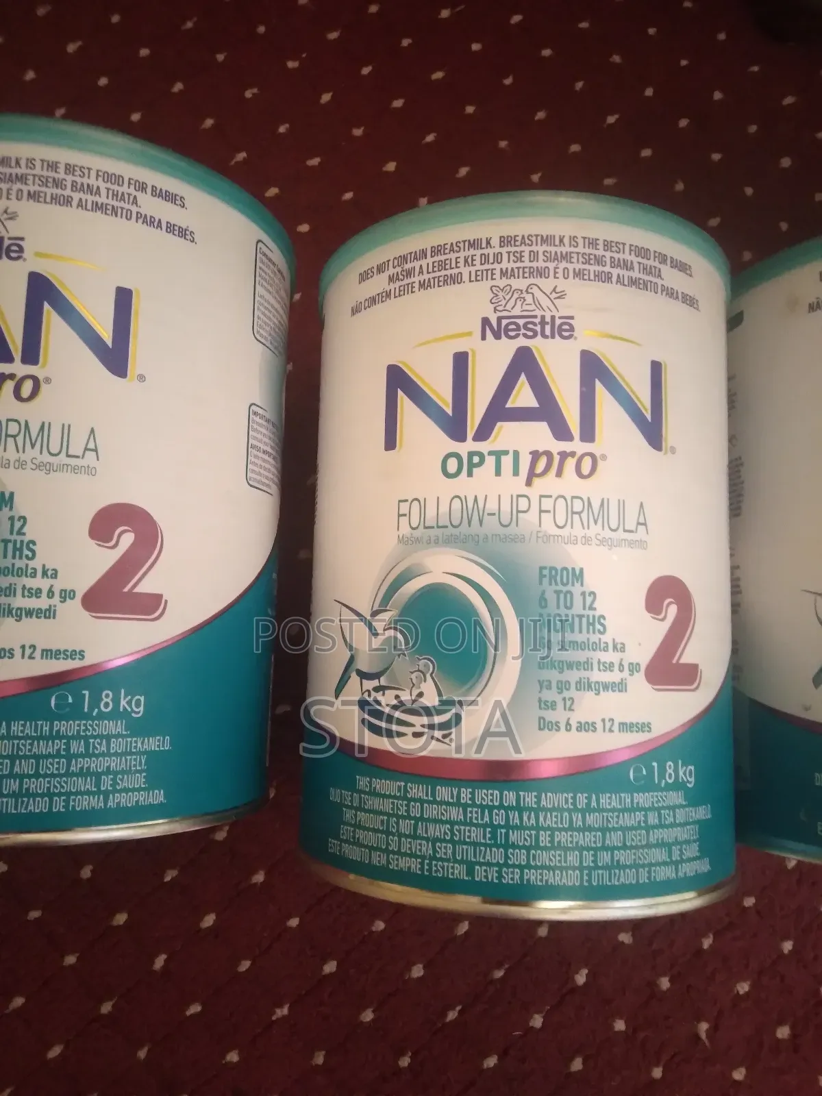Nan Opti Pro Formula 1.8kg No.2 and No.1for Kids