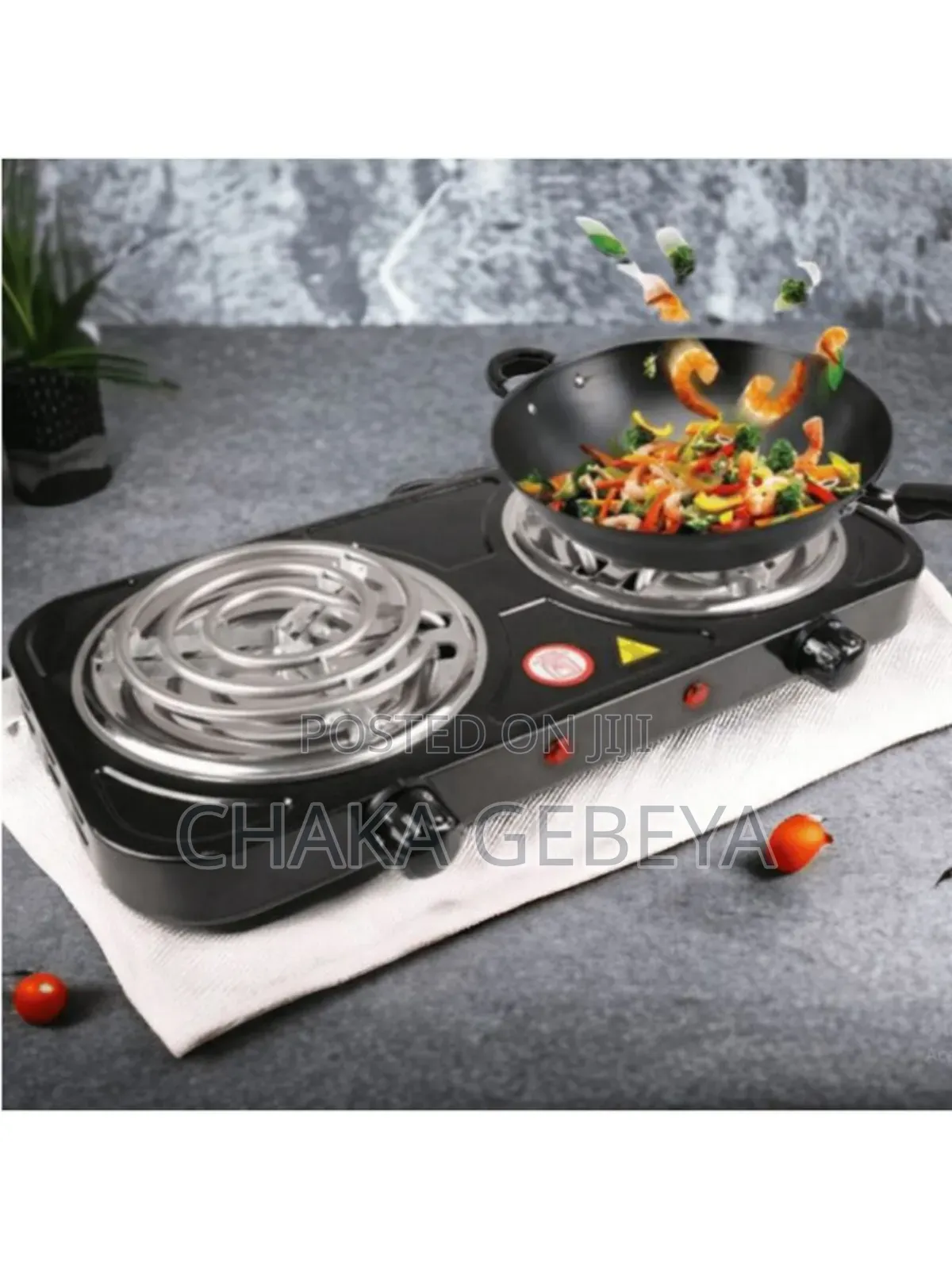 Saachi Double Hot Plate  - 2000w Total - Original Fuse