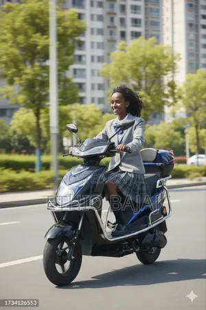 New Motorcycle 2024 White