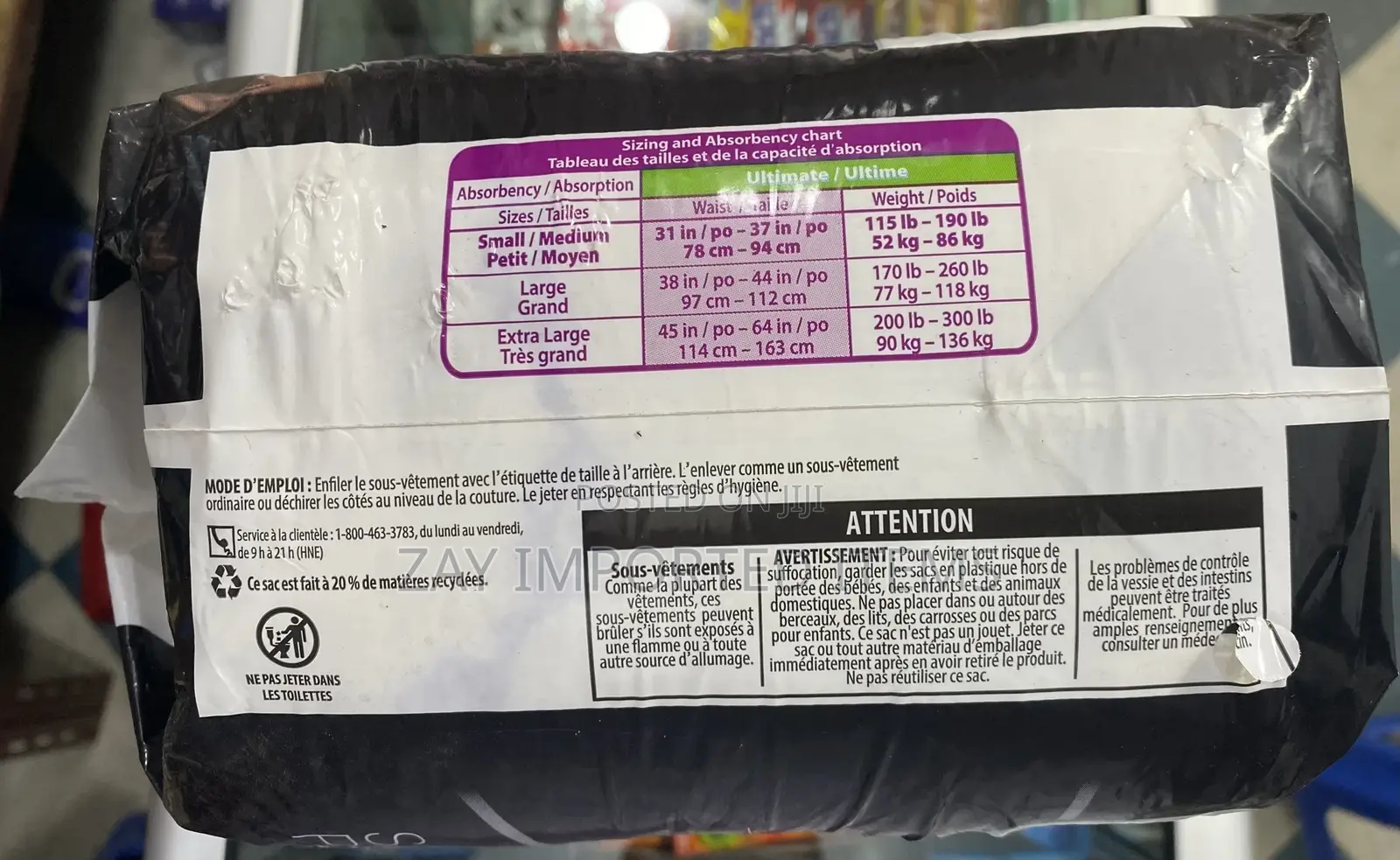 Adult Diaper for Women Xl and Small Medium