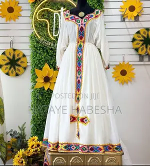Habesha Kemis ቀሚስ Habesha Dress እና ሽፎን የሓበሻ አልባሳት Traditional Clothes