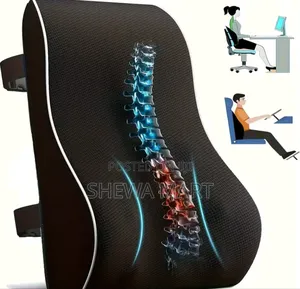 Oversized Memory Foam Lumbar Support Cushion, Slow Rebound Backrest P