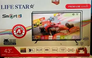Life Star 43" Smart Tv New Model ◇ Free Delivery 10year Warranty