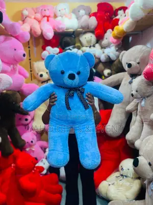 90cm Blue Teddy Bear አሻንጉሊት