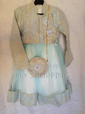Luxury Princess Kids Dress 3 to 16 Years Old የከፍተኛ ጥራት የፕሪንሰስ ቀሚስ