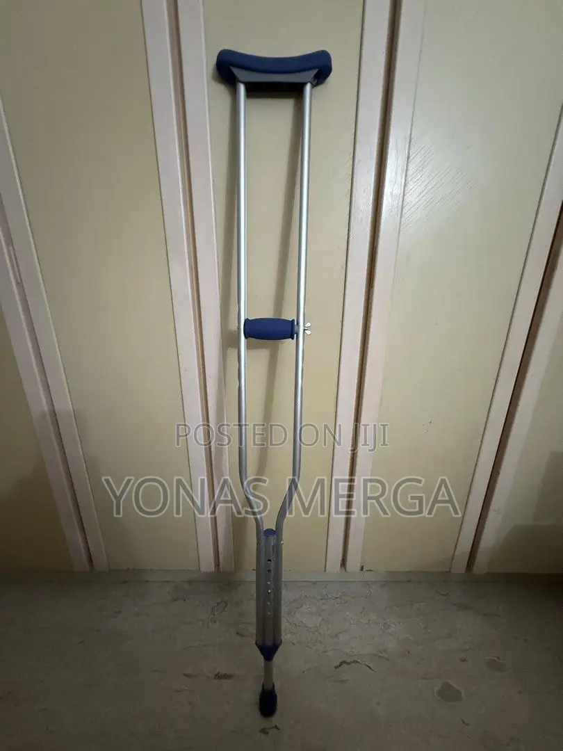 Crutches/ክራንች=Durable Aluminum,Offering a Combination of Strength Easy