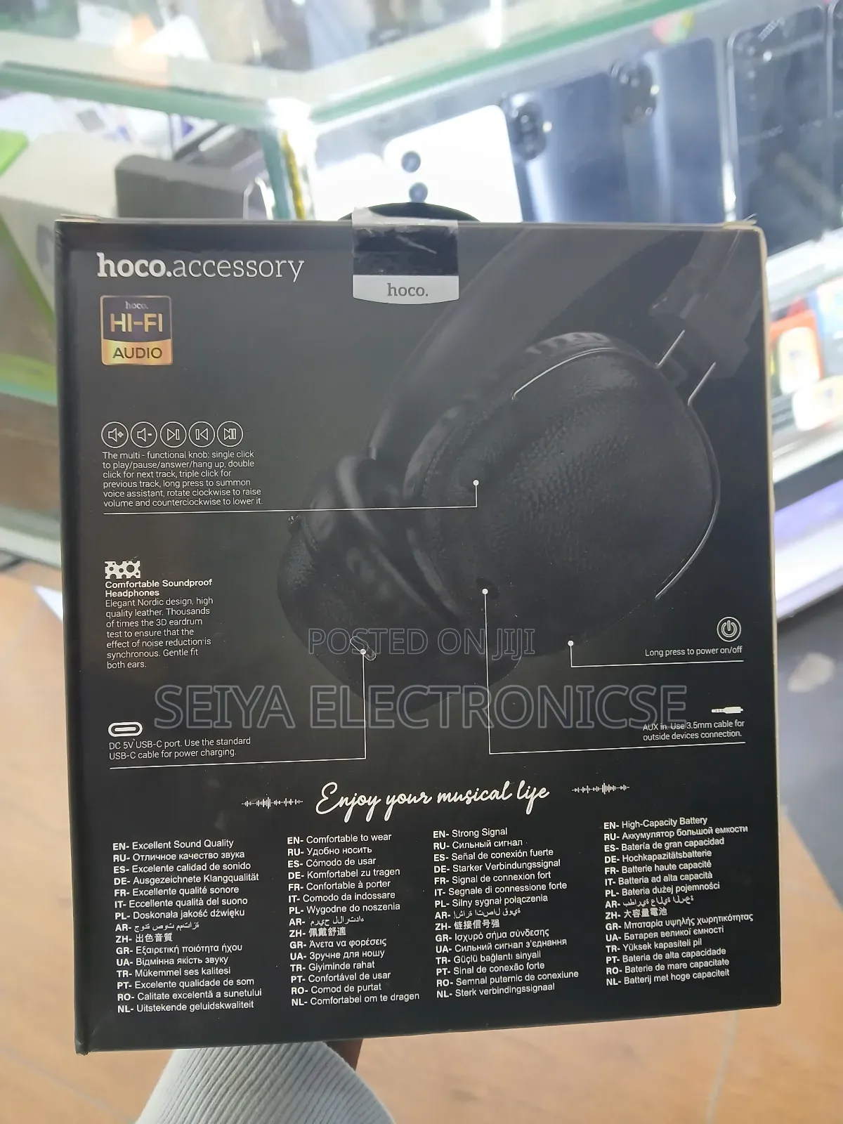 Hoco W64 Wireless Bluetooth at Headphones, Headphones
