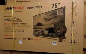 Mewe 75" Webos Tv 5year Warranty Free Delivery