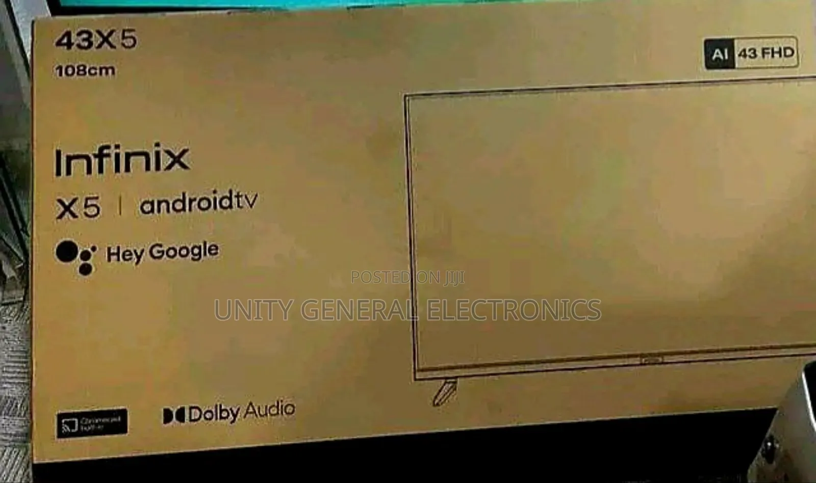 Infinix 43" Led Smart Android Tv