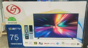Lj 75" Smart Tv Double Glass
