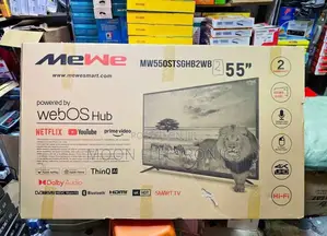 Mewe 55′′ Smart Tv – Sleek Design, Smart Performance