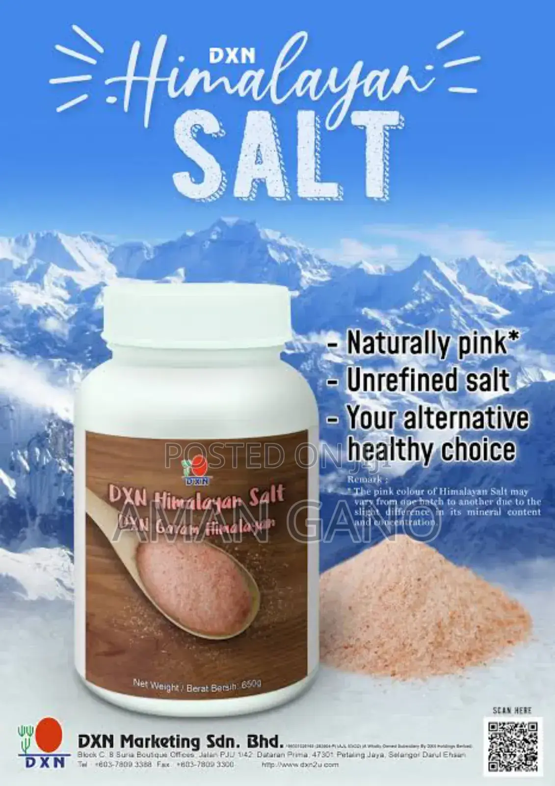 Dxn Himalayan Pink Salt