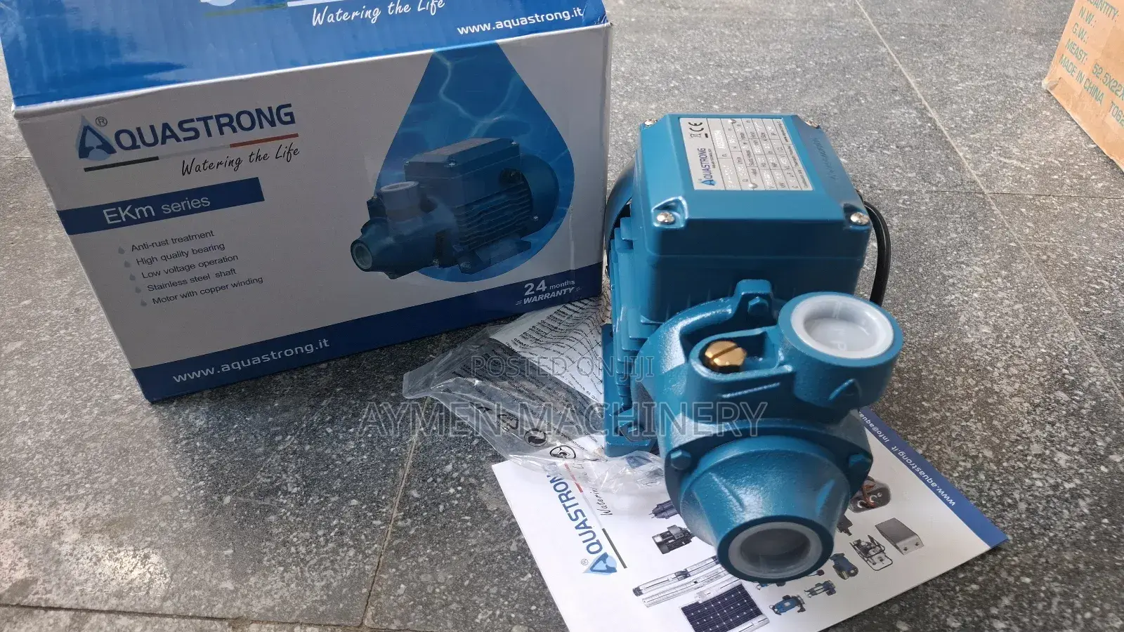 ፓምፕ Pump 0.5hp Aquastrong Italy Standard