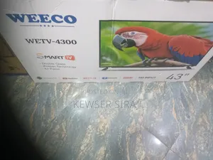 Weeco Tv 43inch Smart Double Glass