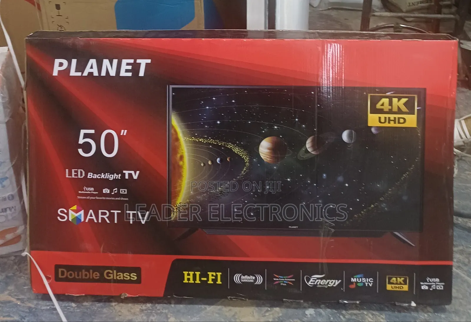 Planet 50'' Smart Tv – Smooth, Stylish Powerful