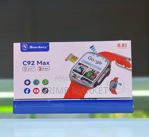 [C92 Max]ባለ ሲም ካርድ አንድሮይድ ስማርትዋችባለ ሁለት ካሜራ 6gb+64gb3 ተቀያያሪ ማሰሪያ