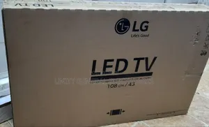 Lg 43" Led Smart Tv *Free Delivery