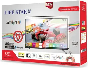 Life Star 55" Uhd Smart Tv New 2025