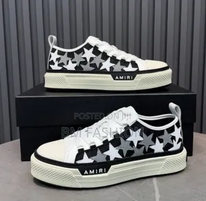 Amiri Star Pattern Low-Top Sneakers on Sale