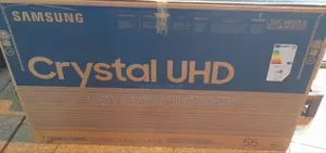 Samsung 55" Crustal Uhd Tv New Model Free Delivery