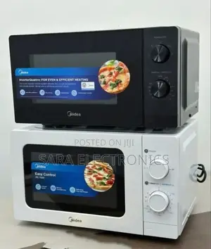 Midea 20l Microwave Oven White and Black Colour Free Delivery