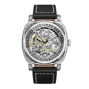 Forsining Square Luxury Retro Mechanical Watch for Men