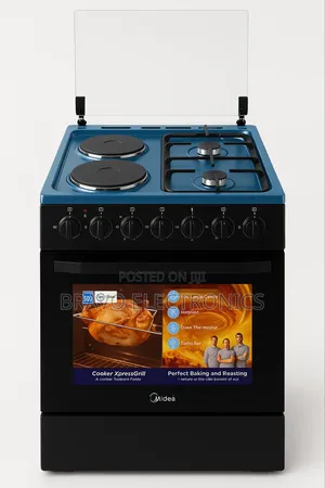 Midea 60×60 Stainless Oven – Powerful Baking, Grilling Cooking