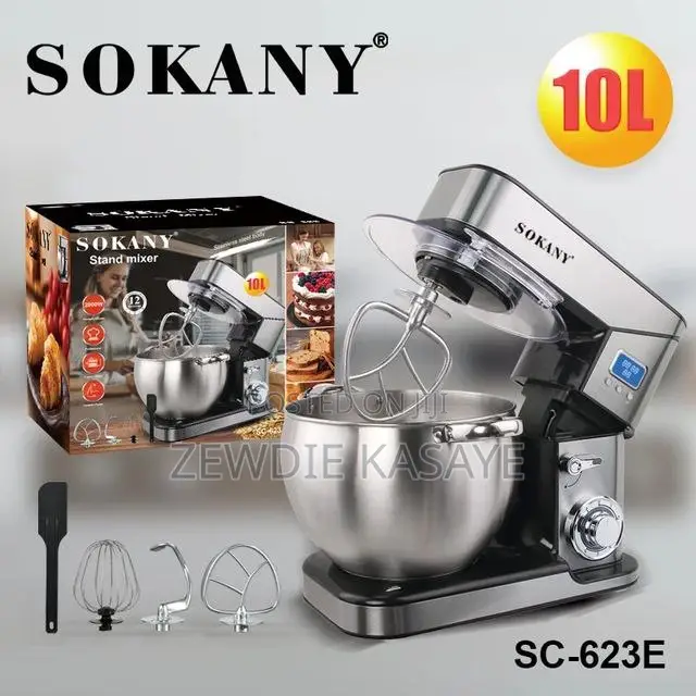 Sokany 10 Liter Stand Mixer
