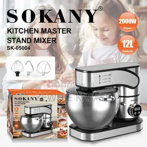 Sokany Stand Mixer With 12 Speeds 12l Capacity and Pulse Function