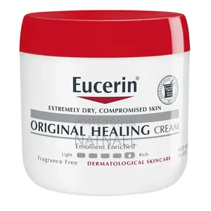 Eucerin Original Healing Cream and the Eucerin Advanced Repair Cream