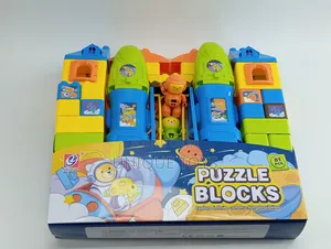 Planet Puzzle Blocks – 81pcs Space Adventure Set
