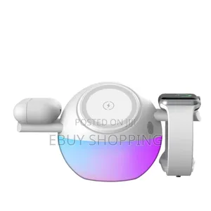 . Fast Effortless: Porodo Orbix 15w Magsafe 3-in-1 Charger