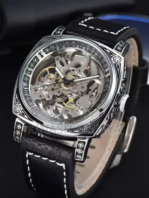 Water Proof Hollow Mens Mechanical Watch