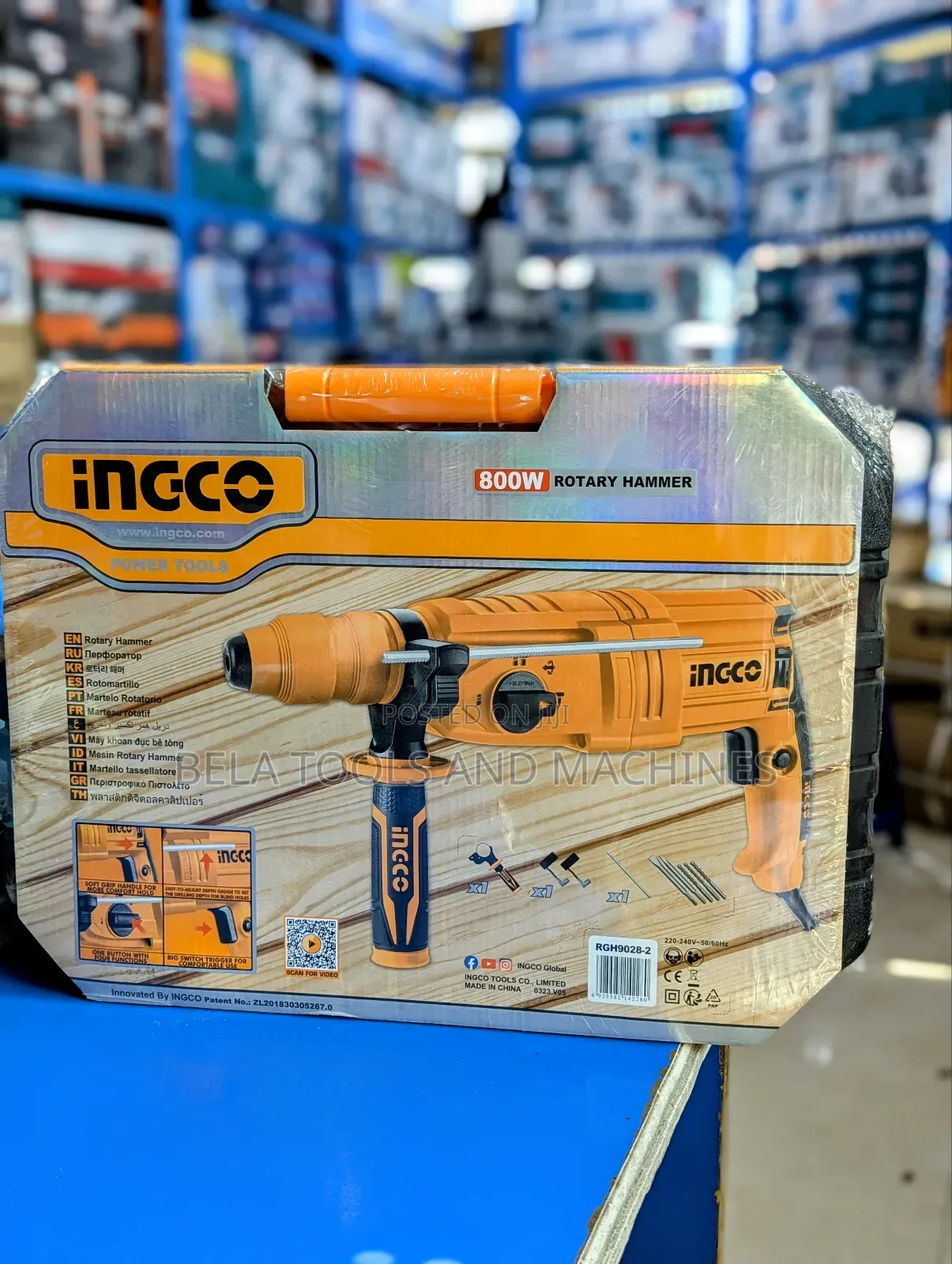Ingco Rotary Hammer Drill 800w High Quality Machine