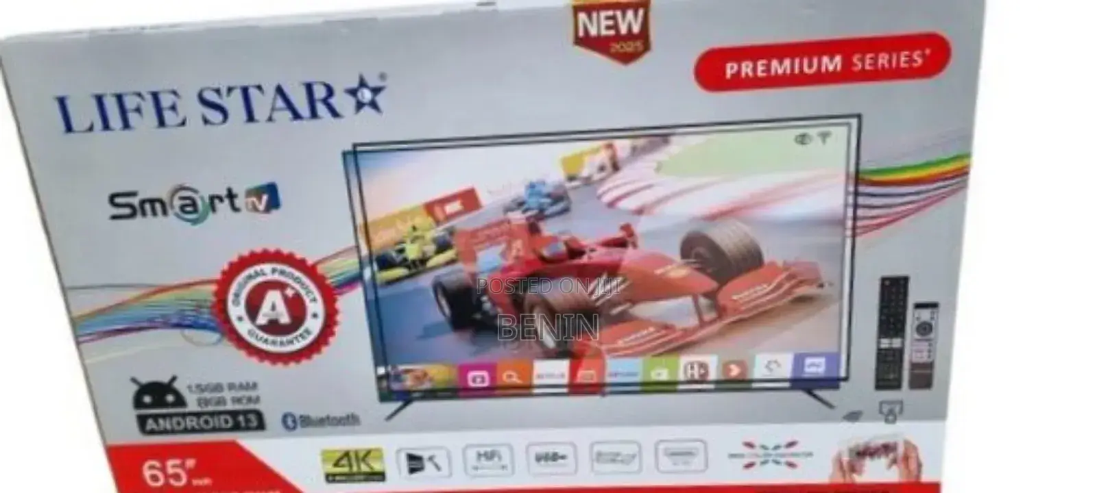Lifestar Tv 65in Smart Uhd for Sales in Deliver