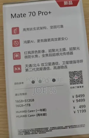 New Huawei Mate 60 Pro 512 GB White