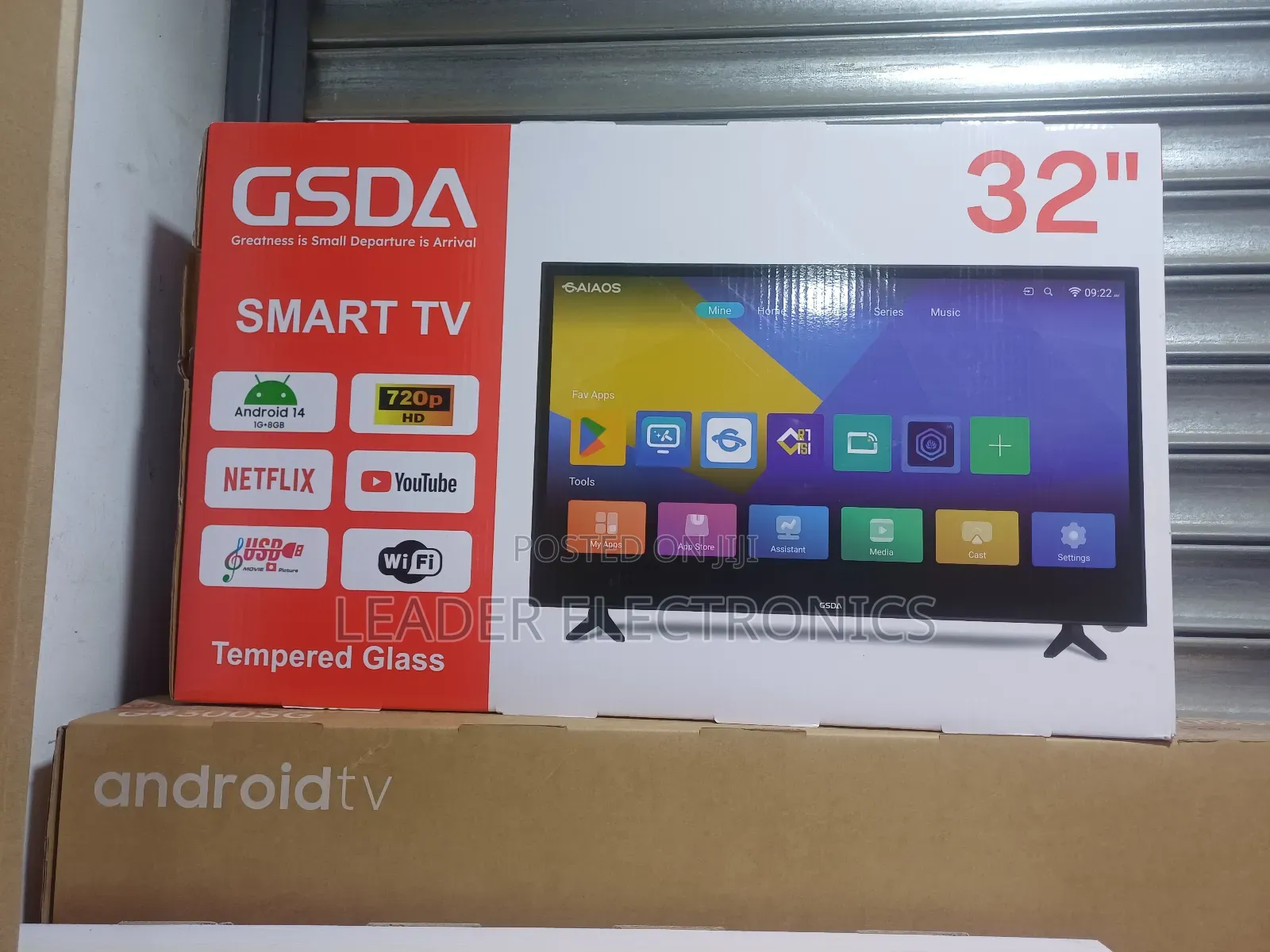 Gsda Tv 32" Smart Android Tv New Arrival 2025