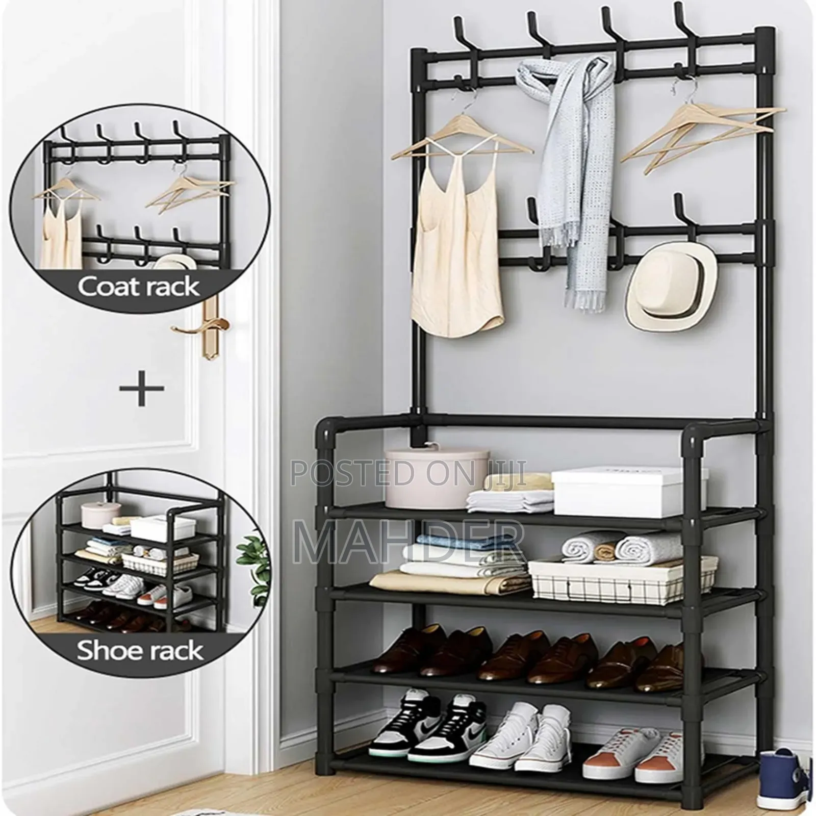 2in 1 Shoe Rack (የ ጫማ መደርደሪያ )የ ጫማ ማስቀመጫ