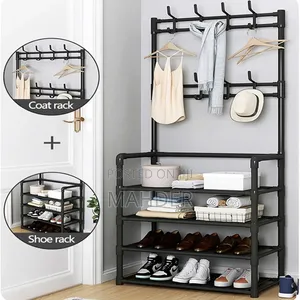 2in 1 Shoe Rack (የ ጫማ መደርደሪያ )የ ጫማ ማስቀመጫ